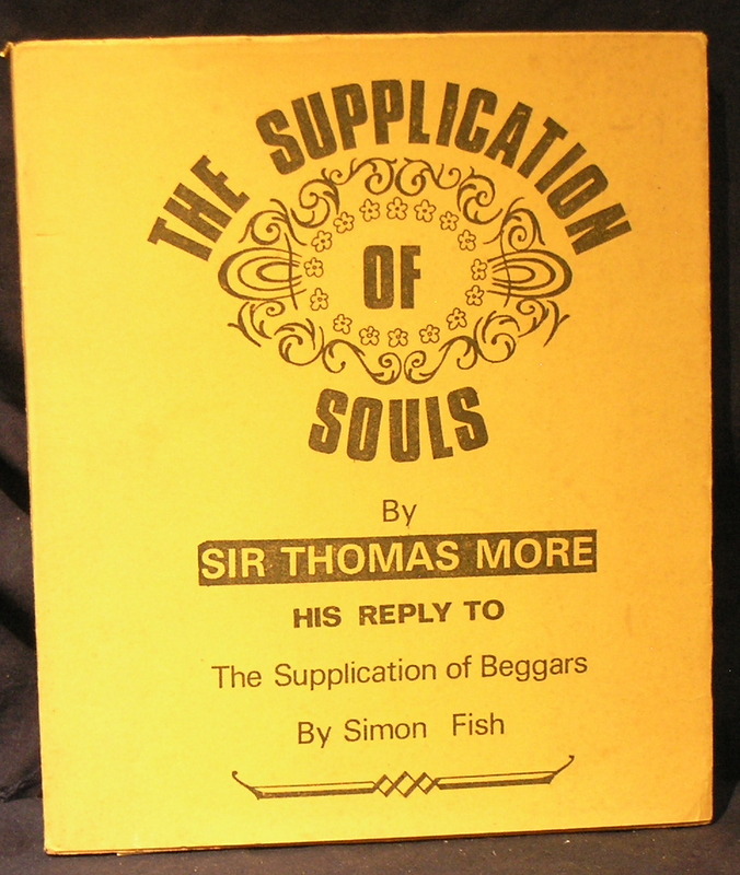 Image for The Supplication of Souls His reply to the Supplication of Beggars