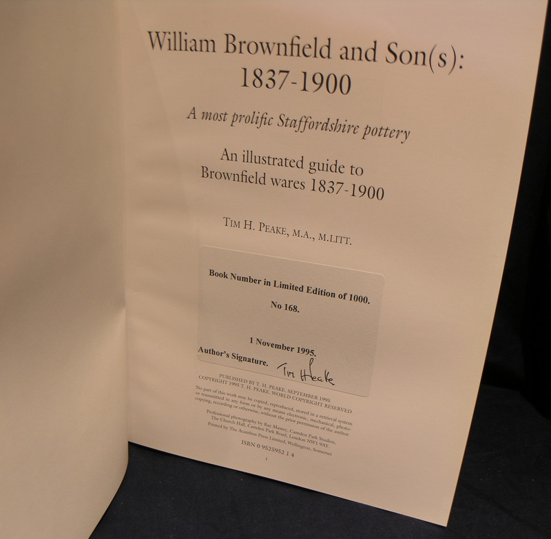 William Brownfield and Son(s) Illustrated Guide to Brownfield Wares